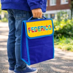 Zainetto bambino porta merenda nome Federico